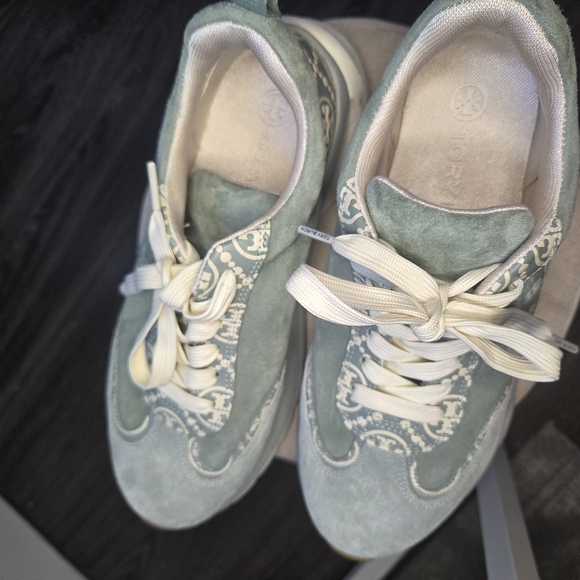 Tory Burch Women's Blue Sneakers - Picture 5 of 8